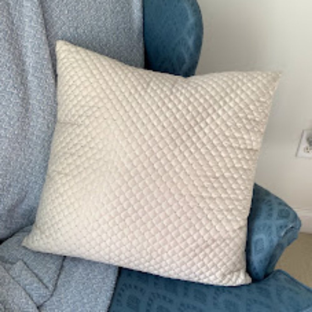 🌟 LAST CALL!!! 🌟 LIKE NEW! Primark Beige Silk Pillow Cover